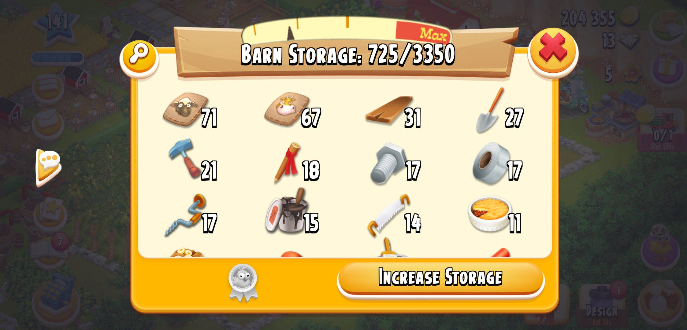 Level 141 Barn